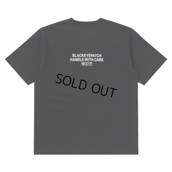 画像2: BlackEyePatch/HWC LABEL RHINESTONE TEE（BLACK）