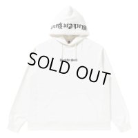 BlackEyePatch/OE LOGO EMBROIDERED HOODIE（WHITE）