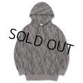 CALEE/FEATER PATTERN PULLOVER HD（CHARCOAL） 【40%OFF】［フェザー柄プルオーバーパーカー-23秋冬］