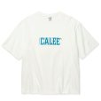 画像1: 【30%OFF】CALEE/DROP SHOULDER CALEE BLUR LOGO TEE（WHITE）［ドロップショルダープリントT-24春夏］ (1)