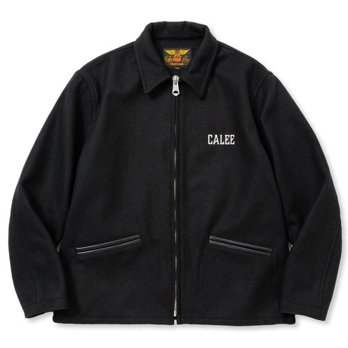 他の写真1: 【40%OFF】CALEE/MELTON WOOL SPORTS TYPE JACKET＜REBELS RULE＞（BLACK）［メルトンウールスポーツJKT-23秋冬］