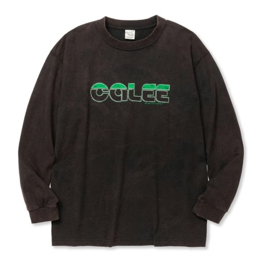 他の写真1: CALEE/CALEE LOGO POWDER BLEACH DROP SHOULDER L/S TEE（USED BLACK） 【30%OFF】［パウダーブリーチ長袖T-24春夏］