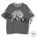 CALEE/× NFL RAIDERS S/S NYLON GAME SH（BLACK）［ナイロンゲームシャツ-24春夏］