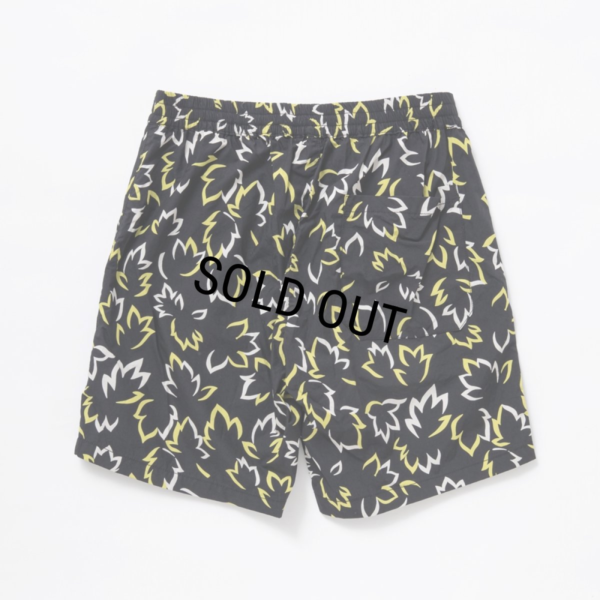 画像2: RATS/LEAF COTTON SHORTS（BLACK）［リーフコットンショーツ-24春夏］ (2)