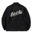画像2: 【40%OFF】CALEE/MELTON WOOL SPORTS TYPE JACKET＜REBELS RULE＞（BLACK）［メルトンウールスポーツJKT-23秋冬］ (2)