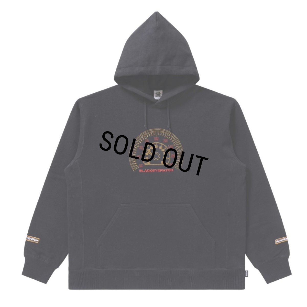 画像2: BlackEyePatch/MOTORSPORT HOODIE（BLACK） (2)