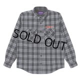 BlackEyePatch/SWEET CIGAR QUILTED FLANNEL SHIRT（BLACK）