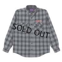 BlackEyePatch/SWEET CIGAR QUILTED FLANNEL SHIRT（BLACK）