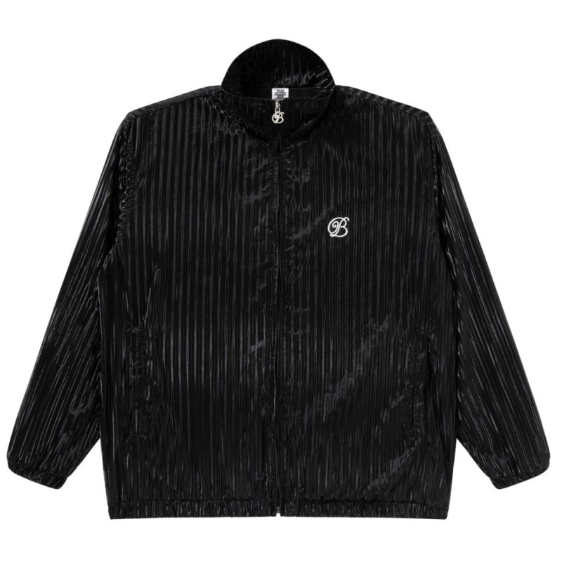 画像1: BlackEyePatch/B EMBLEM SHEEN TRACK JACKET(BLACK)