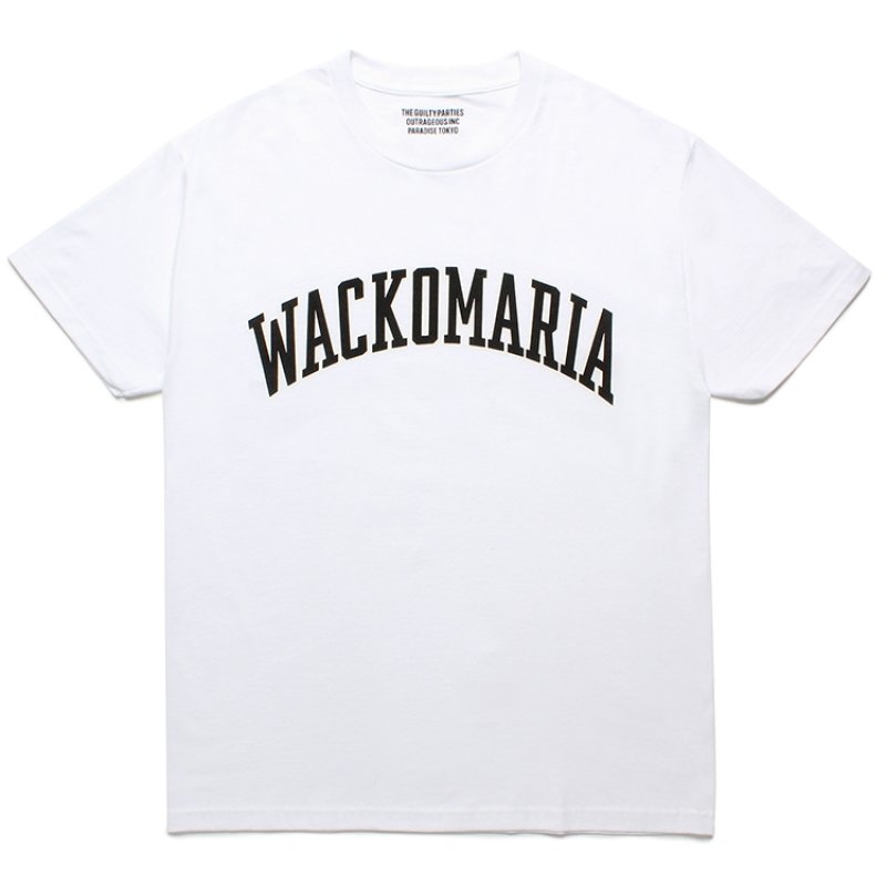 画像1: WACKO MARIA/T-SHIRT（WHITE）［プリントT-24春夏］