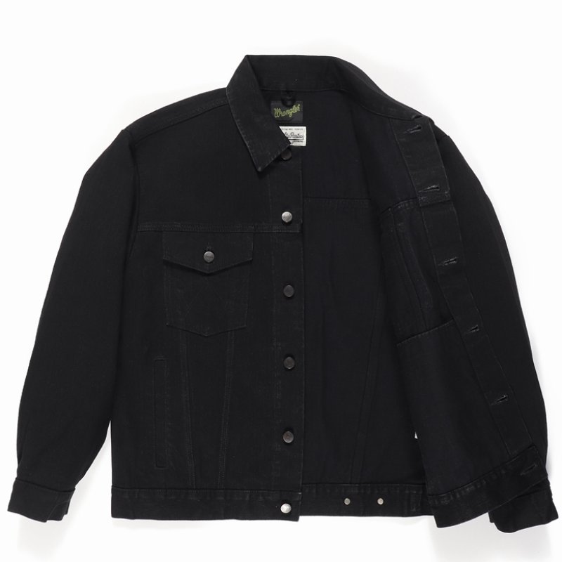 画像2: WACKO MARIA/WRANGLER / DENIM TRUCKER JACKET（BLACK）［デニムトラッカーJKT-24春夏］