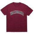画像1: WACKO MARIA/T-SHIRT（BURGUNDY）［プリントT-24春夏］ (1)