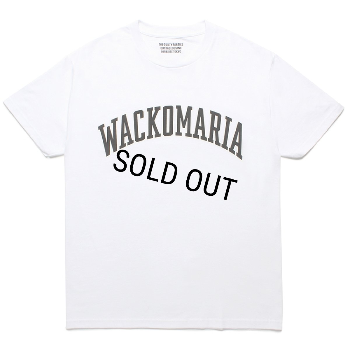 画像1: WACKO MARIA/T-SHIRT（WHITE）［プリントT-24春夏］ (1)