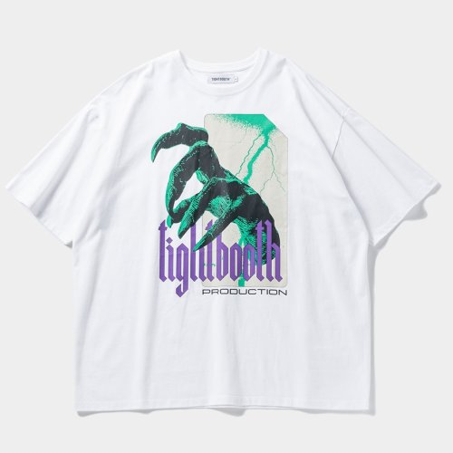 他の写真1: 【30%OFF】TIGHTBOOTH/HAND T-SHIRT（White）［プリントT-24春夏］