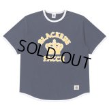 BlackEyePatch/CROWN LOGO RIBBED TEE（NAVY）