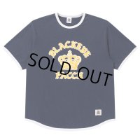 BlackEyePatch/CROWN LOGO RIBBED TEE（NAVY）