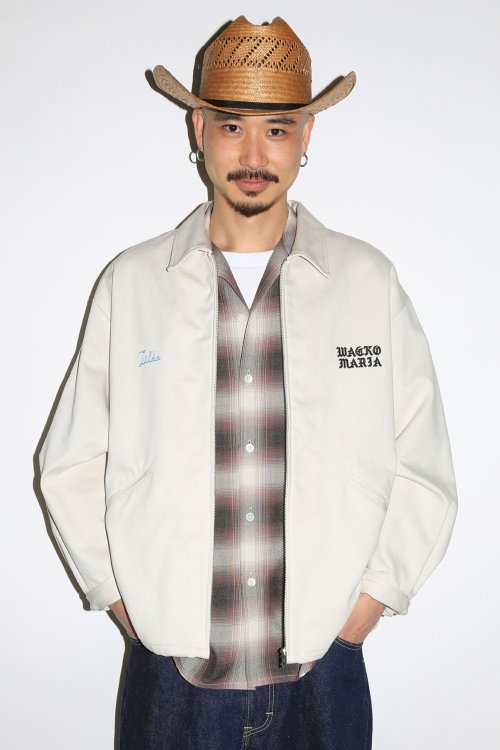 他の写真3: WACKO MARIA/OMBRE CHECK OPEN COLLAR SHIRT（PURPLE）［オンブレチェックオープンカラーシャツ-24春夏］