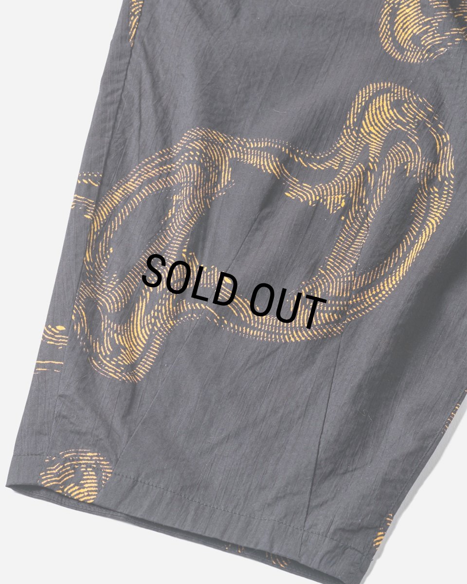 画像7: TIGHTBOOTH/DABS BALLOON PANTS（Black） 【20%OFF】［総柄バルーンパンツ-24春夏］ (7)