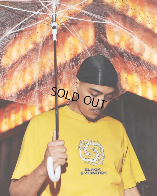 画像3: BlackEyePatch/REFLECTIVE DRAGON SWIRL LOGO TEE（MUSTARD）