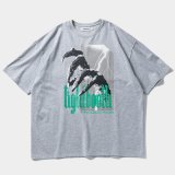 TIGHTBOOTH/HAND T-SHIRT（Heather Gray）［プリントT-24春夏］