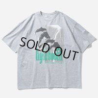 TIGHTBOOTH/HAND T-SHIRT（Heather Gray） 【20%OFF】［プリントT-24春夏］