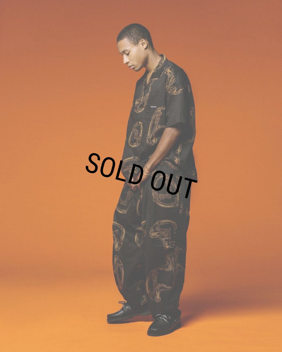 画像10: TIGHTBOOTH/DABS BALLOON PANTS（Black） 【20%OFF】［総柄バルーンパンツ-24春夏］ (10)