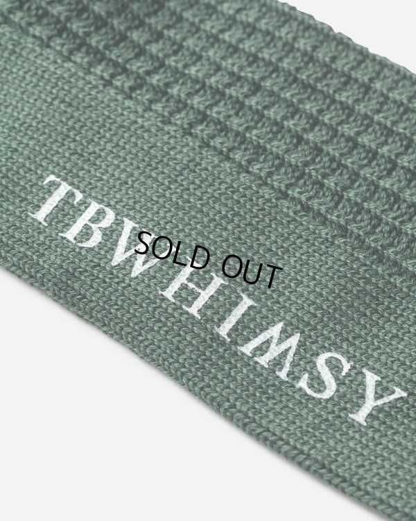 画像3: TIGHTBOOTH/COLLEGE WAFFLE SOCKS（Green） 【20%OFF】［ワッフルソックス-24春夏］