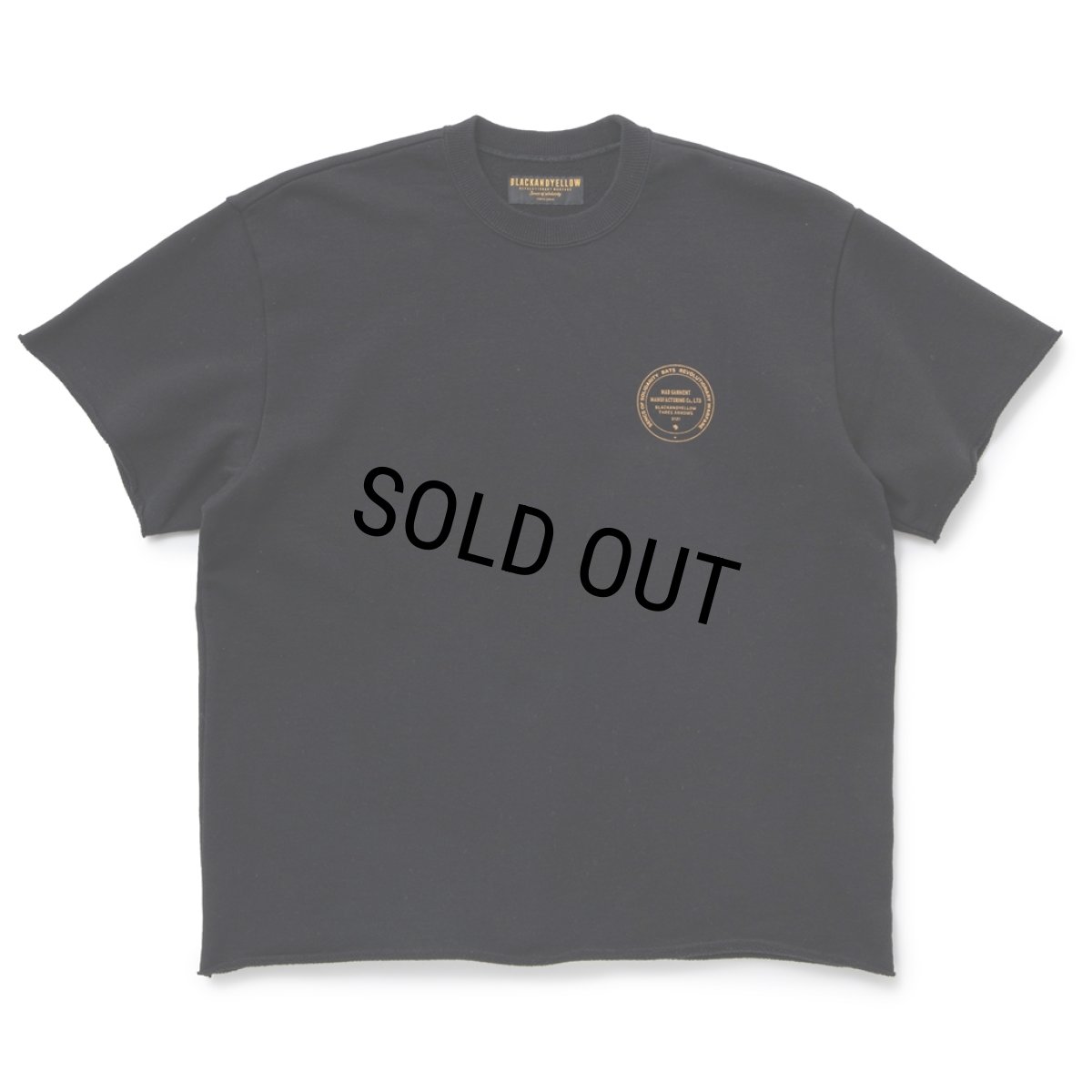 画像1: 【40%OFF】RATS/CUT OFF SWEAT（BLACK）［カットオフスウェット-24春夏］ (1)