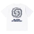 画像1: BlackEyePatch/REFLECTIVE DRAGON SWIRL LOGO TEE（WHITE） (1)