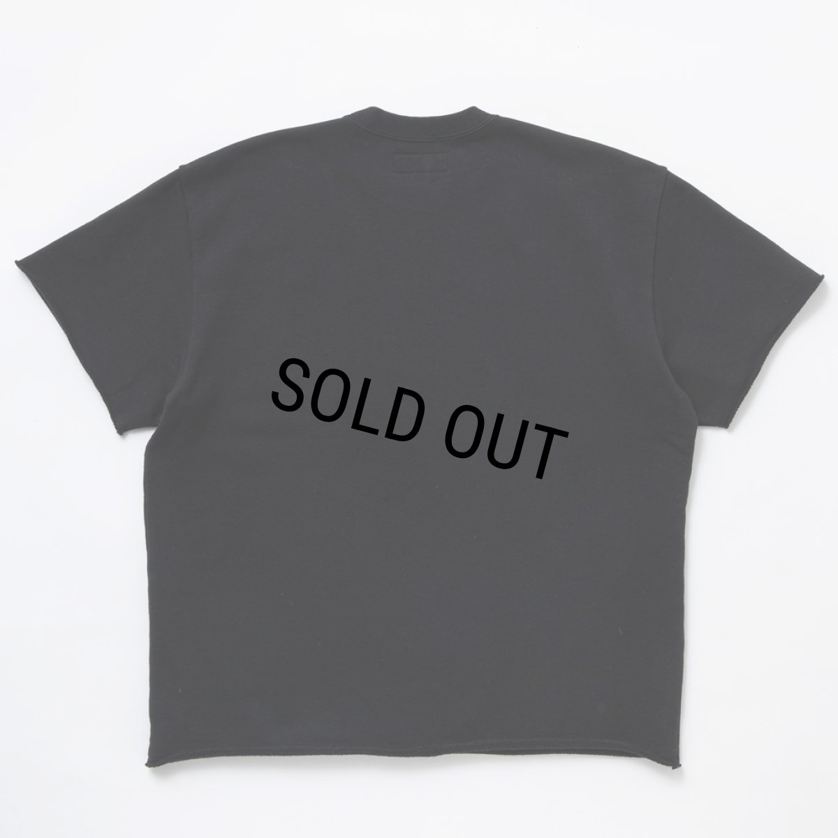 画像2: 【40%OFF】RATS/CUT OFF SWEAT（BLACK）［カットオフスウェット-24春夏］ (2)