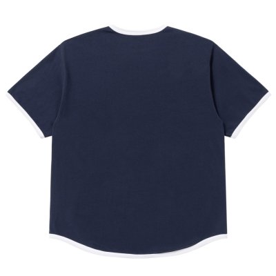 画像2: BlackEyePatch/CROWN LOGO RIBBED TEE（NAVY）