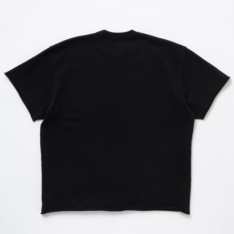 画像2: 【40%OFF】RATS/CUT OFF SWEAT（BLACK）［カットオフスウェット-24春夏］