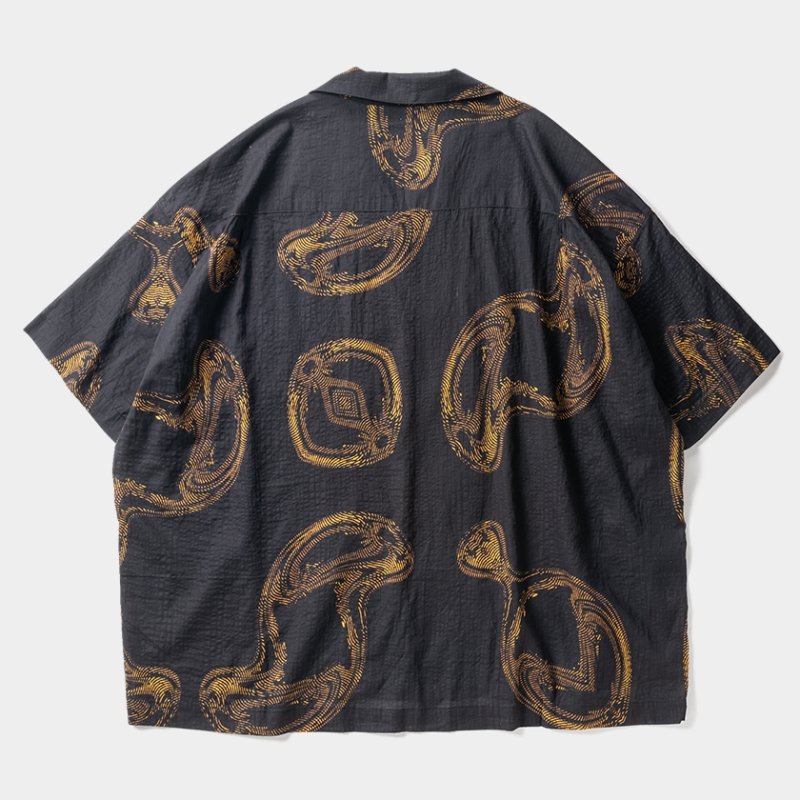 画像2: TIGHTBOOTH/DABS ALOHA（Black） 【30%OFF】［アロハシャツ-24春夏］