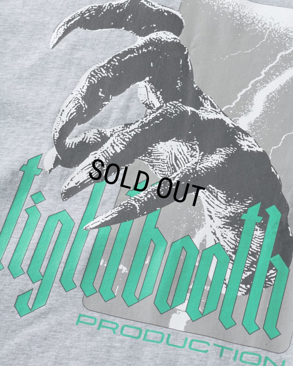 画像3: TIGHTBOOTH/HAND T-SHIRT（Heather Gray） 【20%OFF】［プリントT-24春夏］ (3)