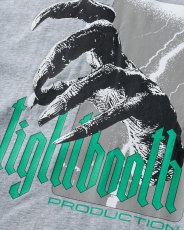 画像3: TIGHTBOOTH/HAND T-SHIRT（Heather Gray） 【20%OFF】［プリントT-24春夏］ (3)