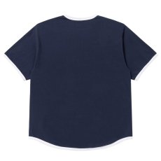 画像2: BlackEyePatch/CROWN LOGO RIBBED TEE（NAVY） (2)