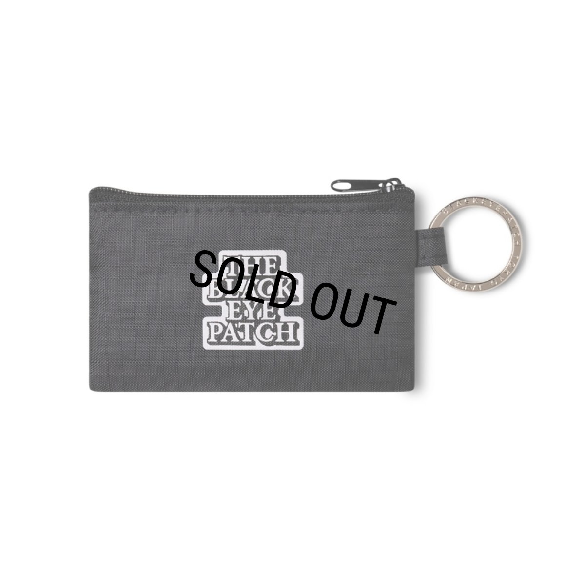 画像1: BlackEyePatch/OG LABEL NYLON KEYRING POUCH（BLACK） (1)