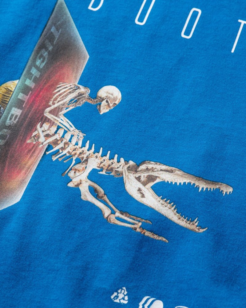 画像2: TIGHTBOOTH/INITIALIZE T-SHIRT（Turquoise） 【20%OFF】［プリントT-24春夏］