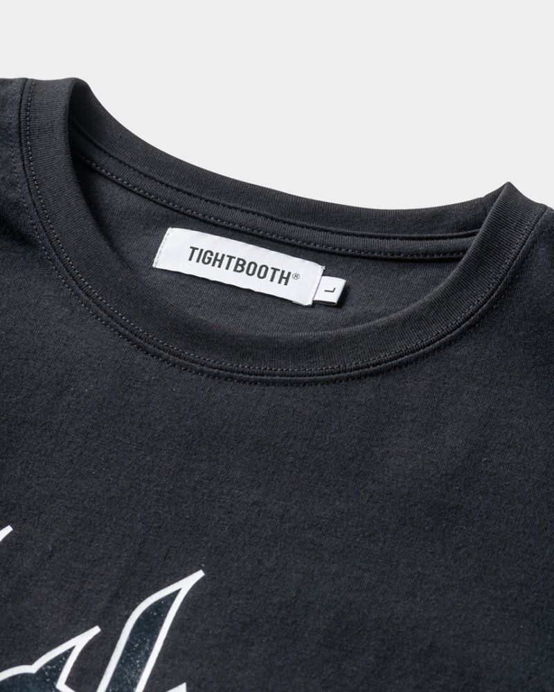 画像2: TIGHTBOOTH/HAZE T-SHIRT（Black） 【20%OFF】［プリントT-24春夏］