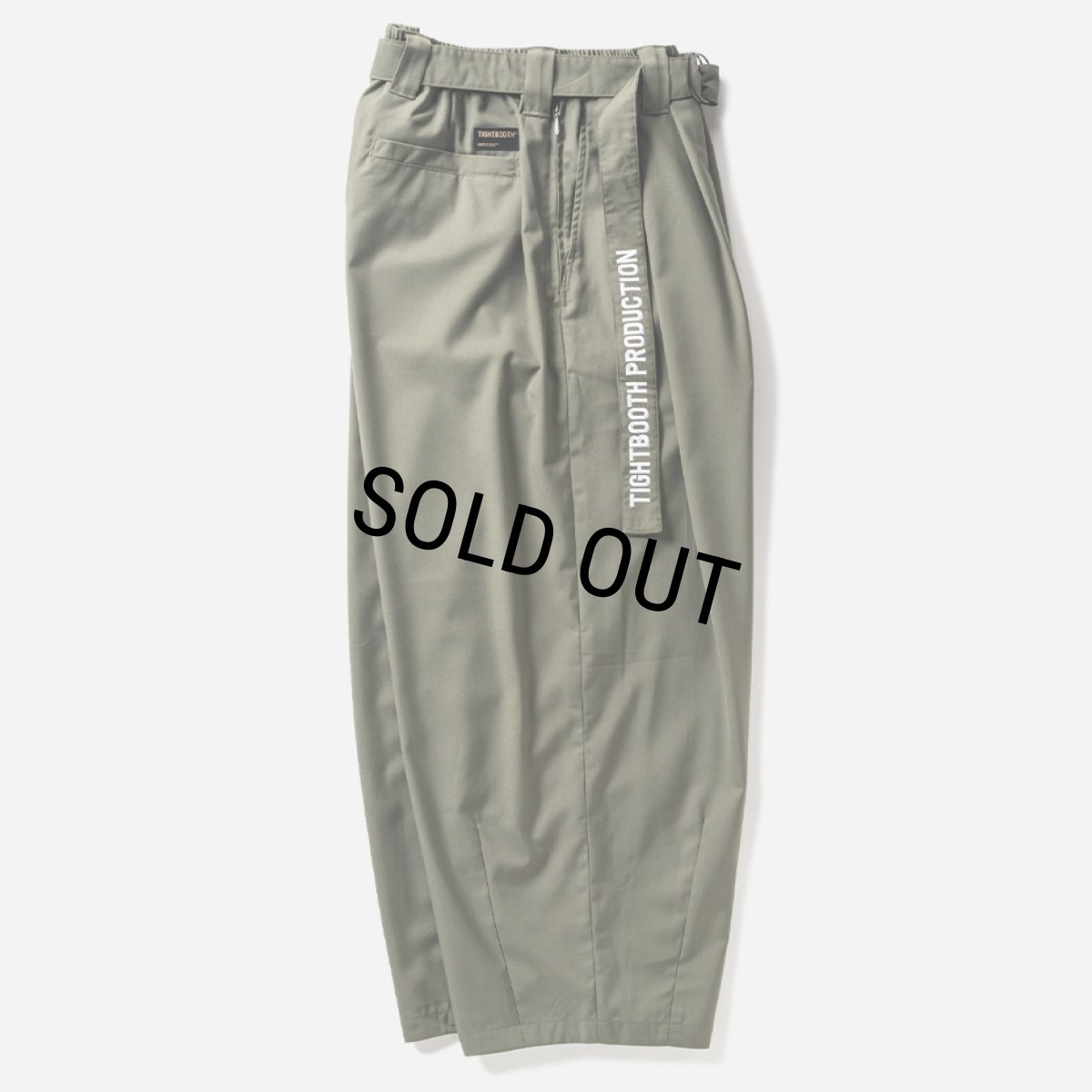 画像3: TIGHTBOOTH/BAGGY SLACKS（Olive）［バギースラックス-24春夏］ (3)