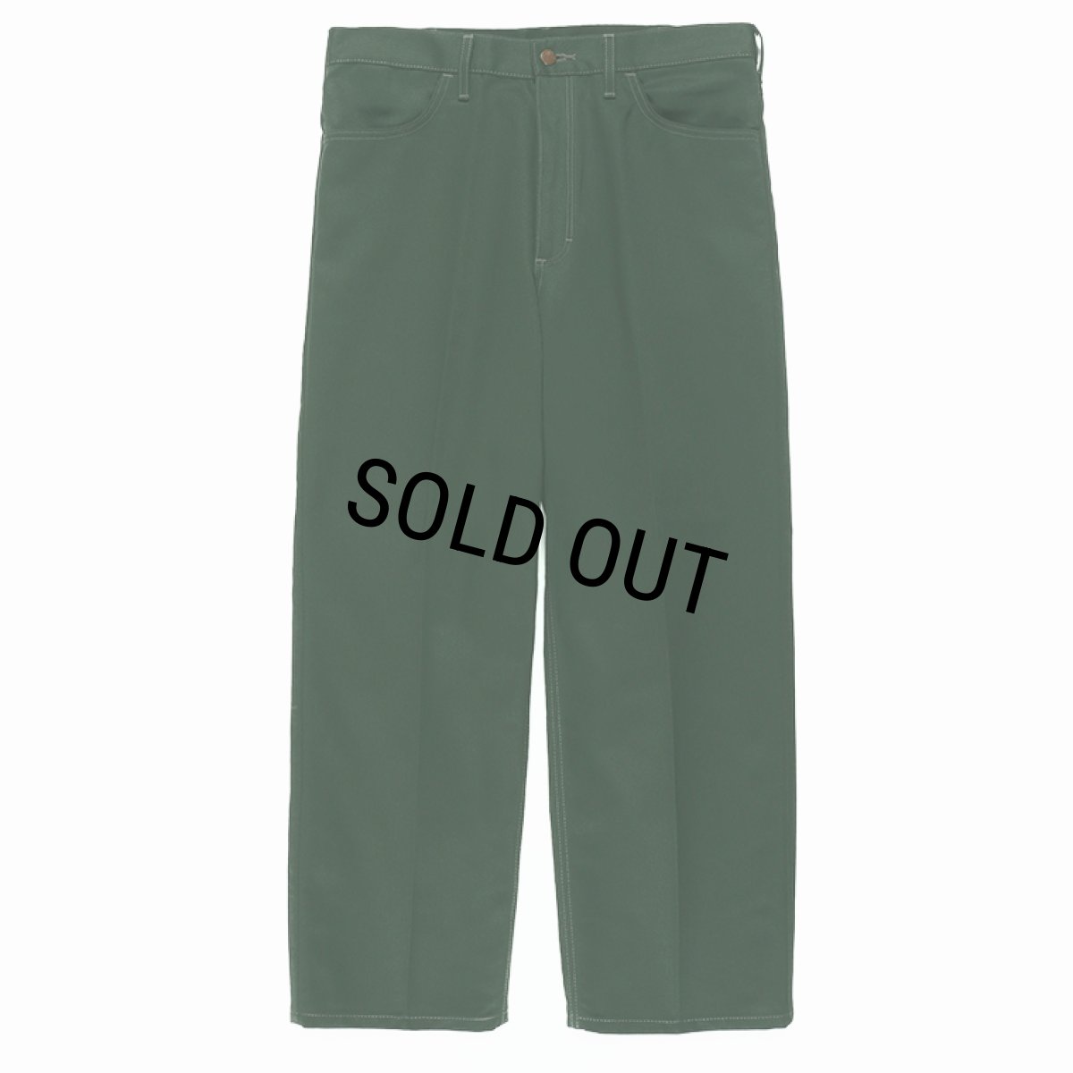 画像2: WACKO MARIA/WRANGLER / WRANCHER DRESS JEANS（GREEN）［ランチャードレスジーンズ-24春夏］ (2)