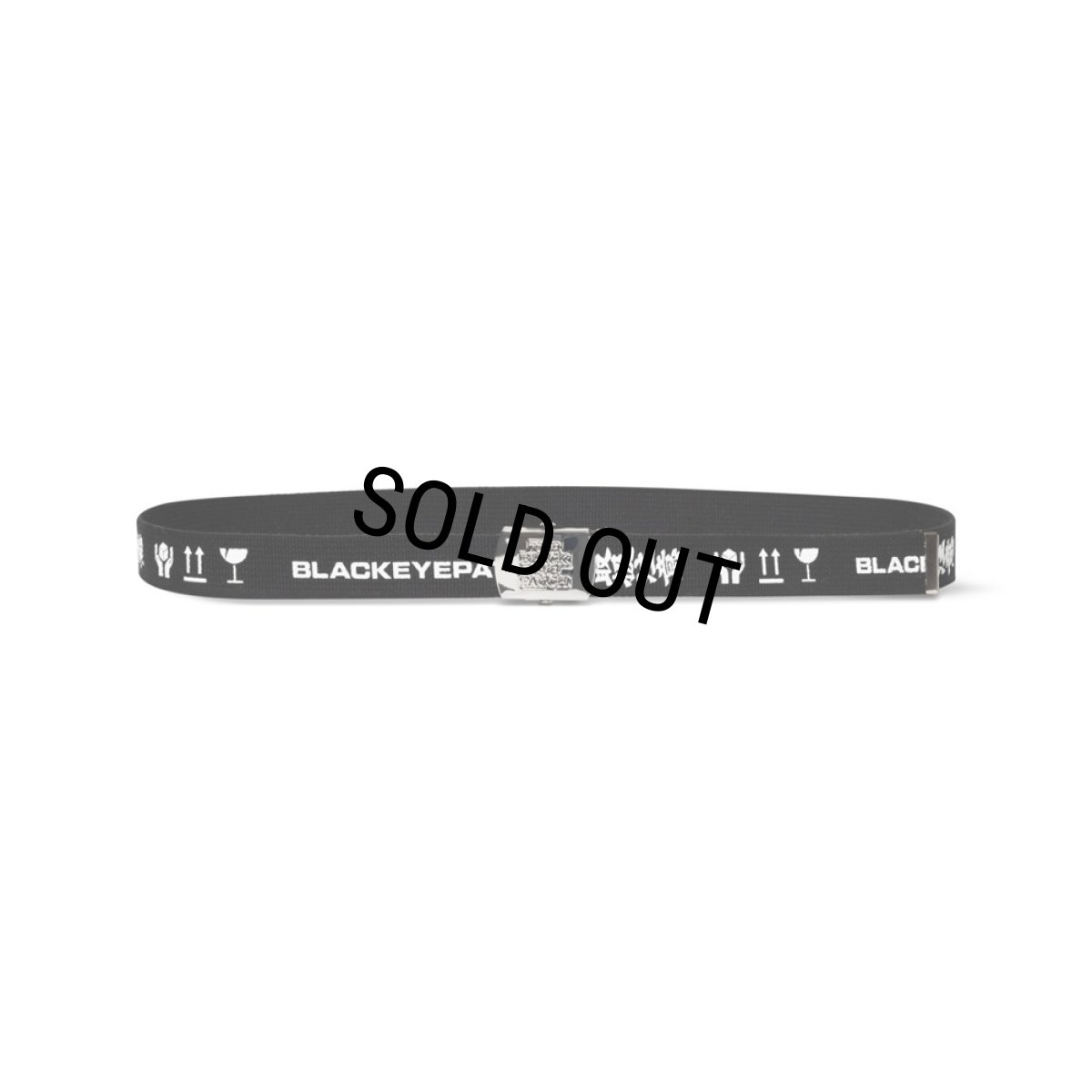 画像1: BlackEyePatch/OG BUCKLED CARETAPE GI BELT（BLACK） (1)