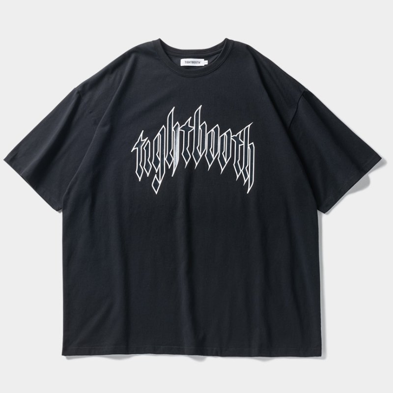 画像1: TIGHTBOOTH/HAZE T-SHIRT（Black） 【20%OFF】［プリントT-24春夏］