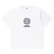 画像2: BlackEyePatch/REFLECTIVE DRAGON SWIRL LOGO TEE（WHITE） (2)