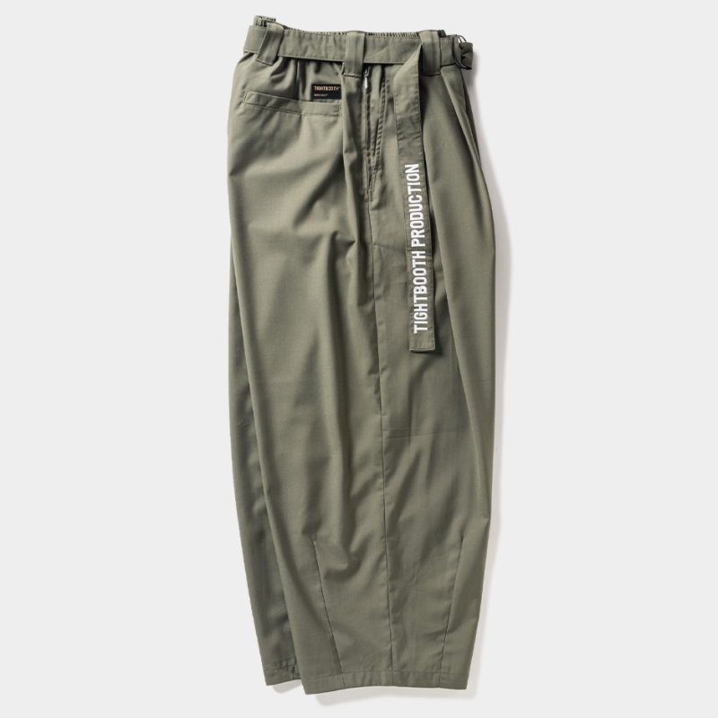 画像3: TIGHTBOOTH/BAGGY SLACKS（Olive）［バギースラックス-24春夏］