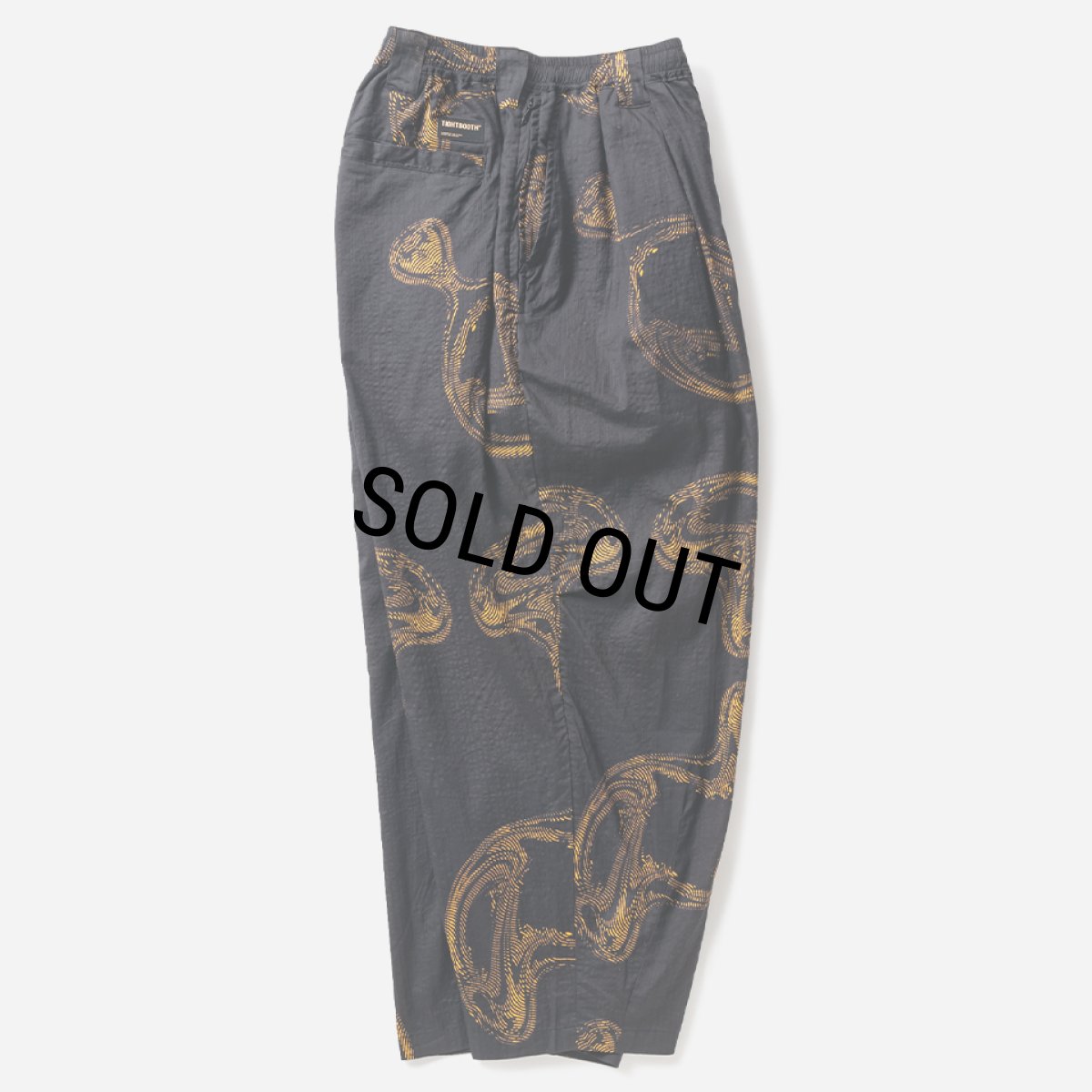 画像3: TIGHTBOOTH/DABS BALLOON PANTS（Black） 【20%OFF】［総柄バルーンパンツ-24春夏］ (3)