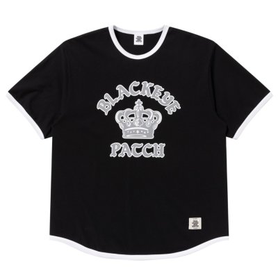 画像1: BlackEyePatch/CROWN LOGO RIBBED TEE（BLACK）