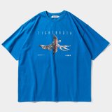 TIGHTBOOTH/INITIALIZE T-SHIRT（Turquoise）［プリントT-24春夏］