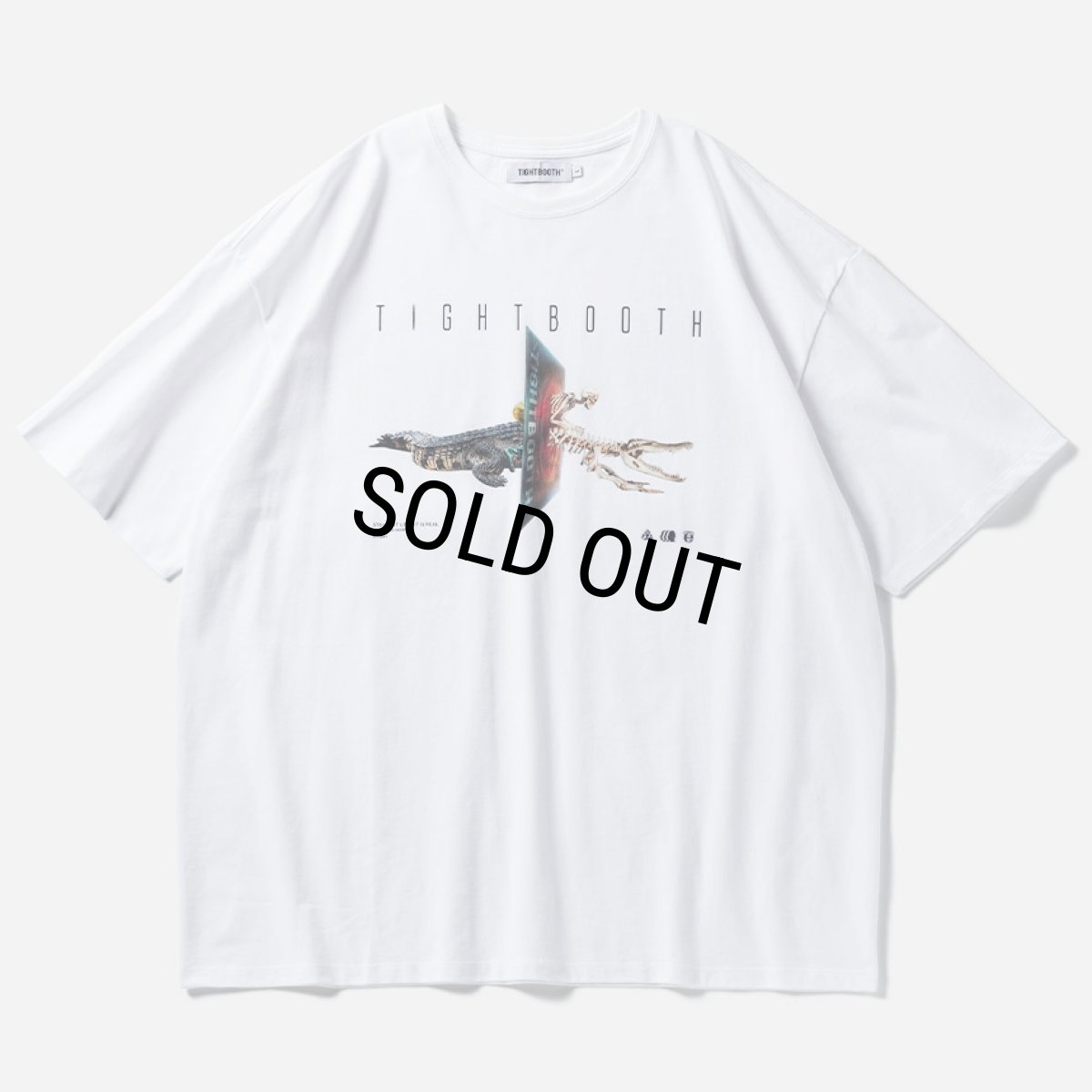 画像1: 【40%OFF】TIGHTBOOTH/INITIALIZE T-SHIRT（White）［プリントT-24春夏］ (1)