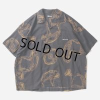 TIGHTBOOTH/DABS ALOHA（Black） 【30%OFF】［アロハシャツ-24春夏］